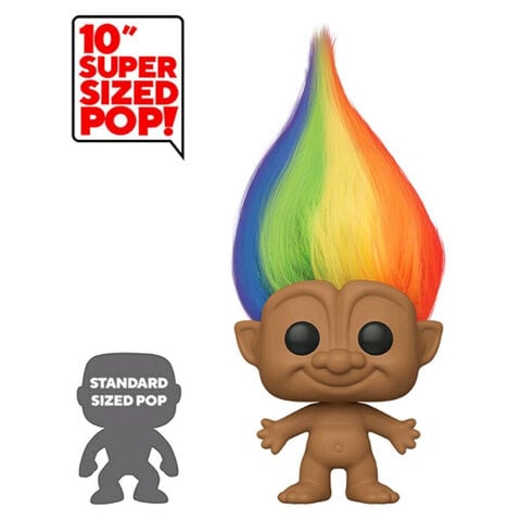 Figurine Funko Pop! N°09 - Trolls - Troll 25 Cm Cheveux Multicolores (c)